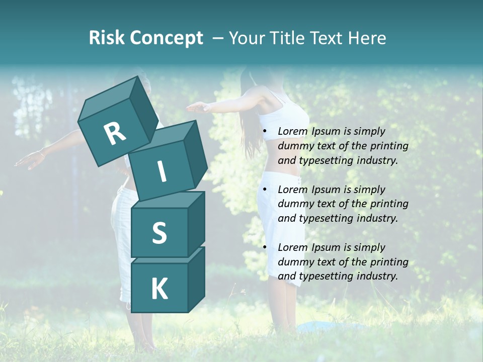 Adult Peaceful Health PowerPoint Template