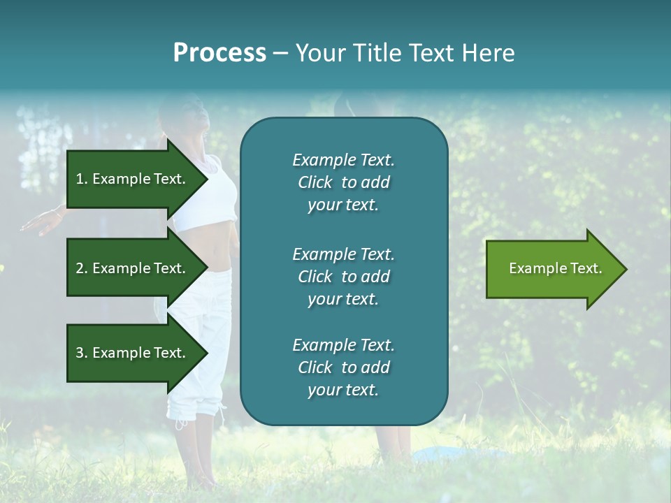 Adult Peaceful Health PowerPoint Template