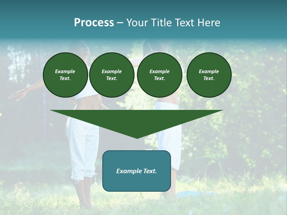 Adult Peaceful Health PowerPoint Template