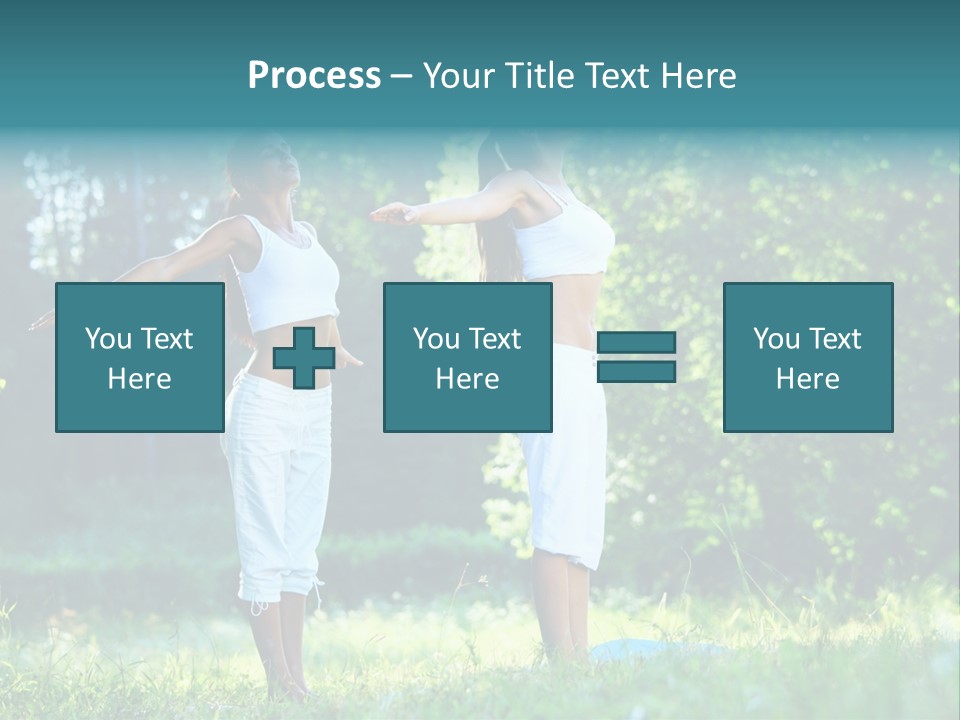 Adult Peaceful Health PowerPoint Template