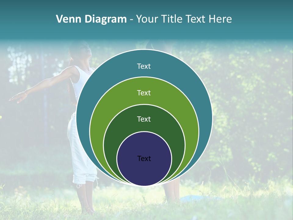 Adult Peaceful Health PowerPoint Template