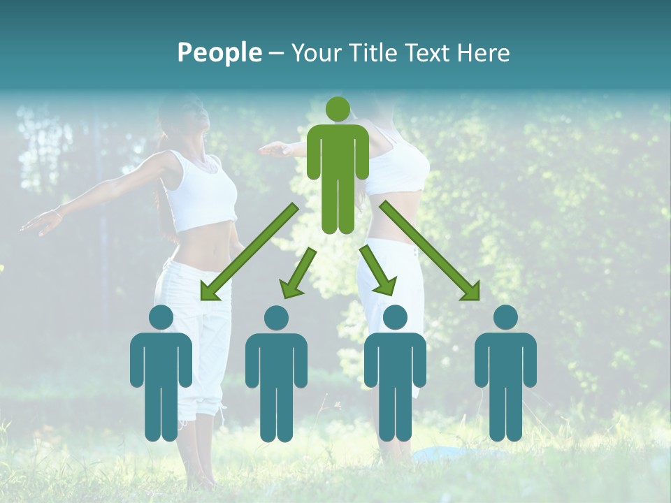 Adult Peaceful Health PowerPoint Template