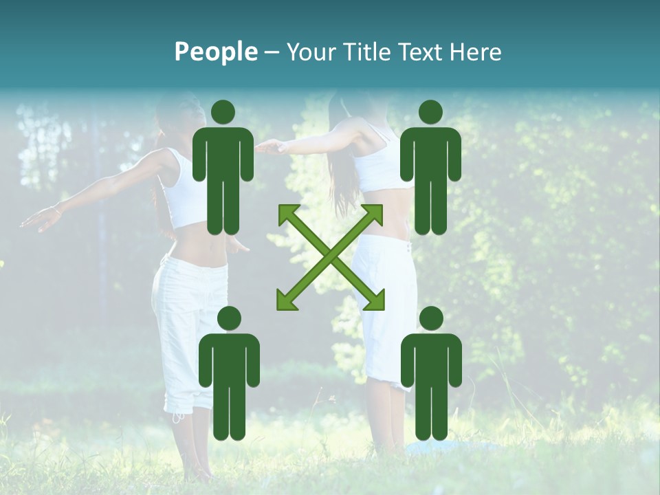 Adult Peaceful Health PowerPoint Template