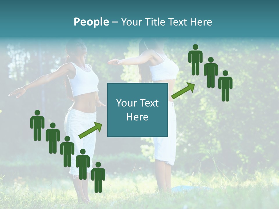 Adult Peaceful Health PowerPoint Template