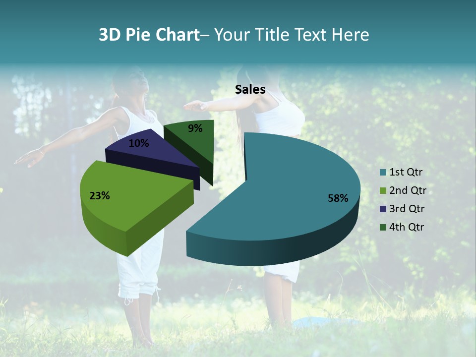 Adult Peaceful Health PowerPoint Template