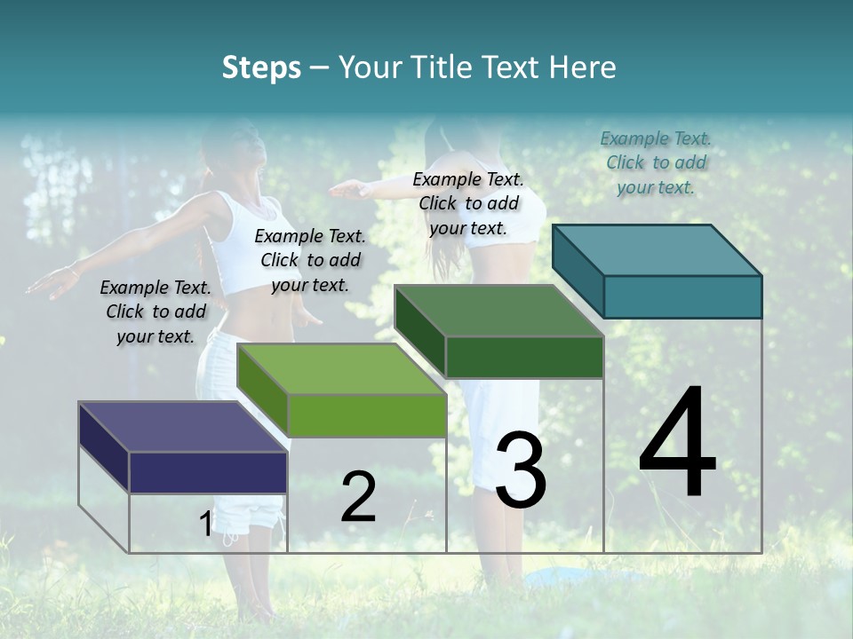 Adult Peaceful Health PowerPoint Template