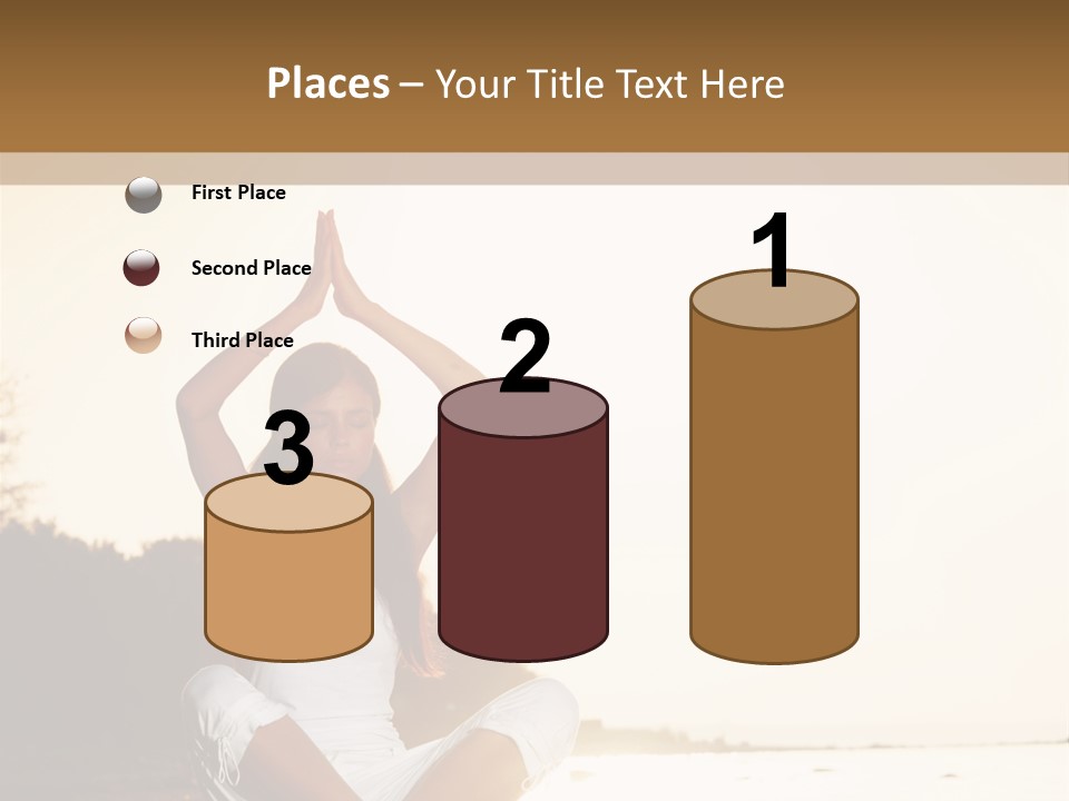 Blue Outdoors Silhouette PowerPoint Template