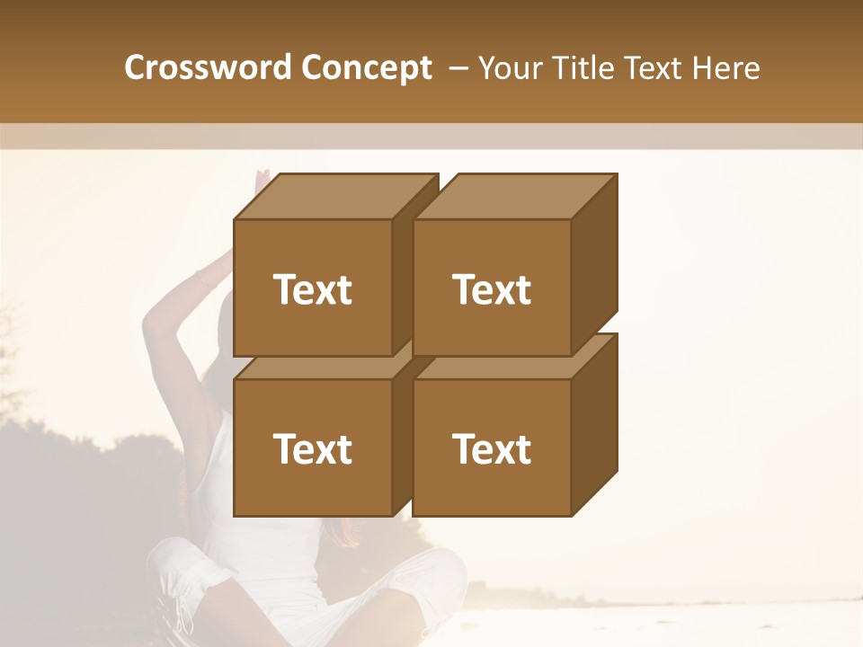 Blue Outdoors Silhouette PowerPoint Template