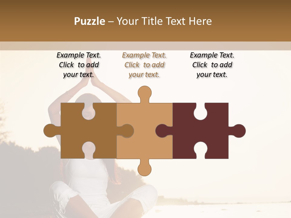 Blue Outdoors Silhouette PowerPoint Template