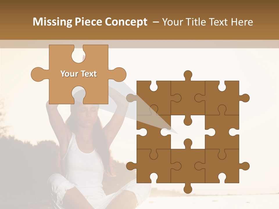 Blue Outdoors Silhouette PowerPoint Template