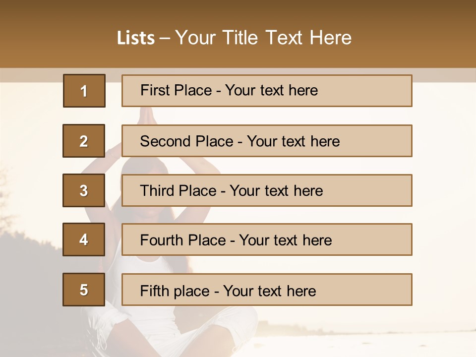 Blue Outdoors Silhouette PowerPoint Template