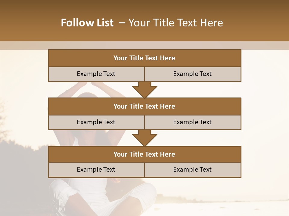 Blue Outdoors Silhouette PowerPoint Template