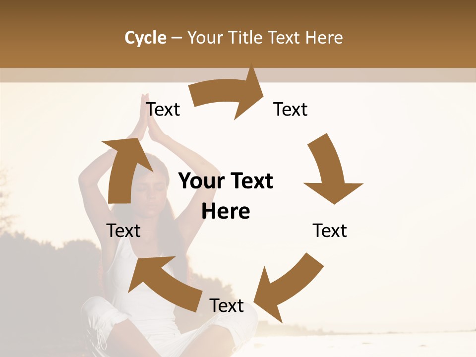 Blue Outdoors Silhouette PowerPoint Template