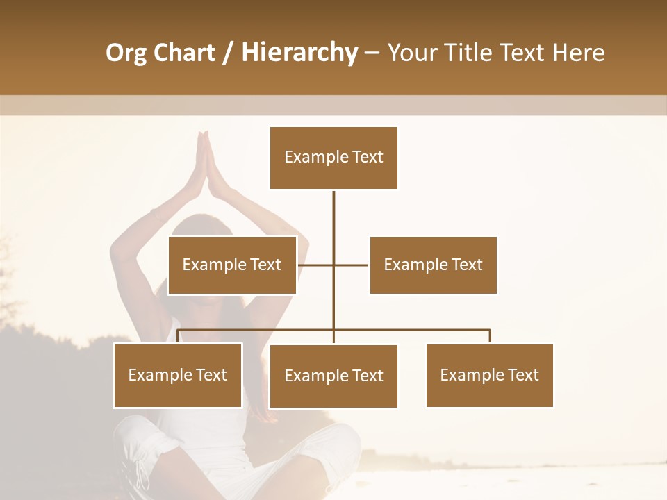 Blue Outdoors Silhouette PowerPoint Template