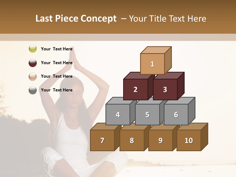 Blue Outdoors Silhouette PowerPoint Template