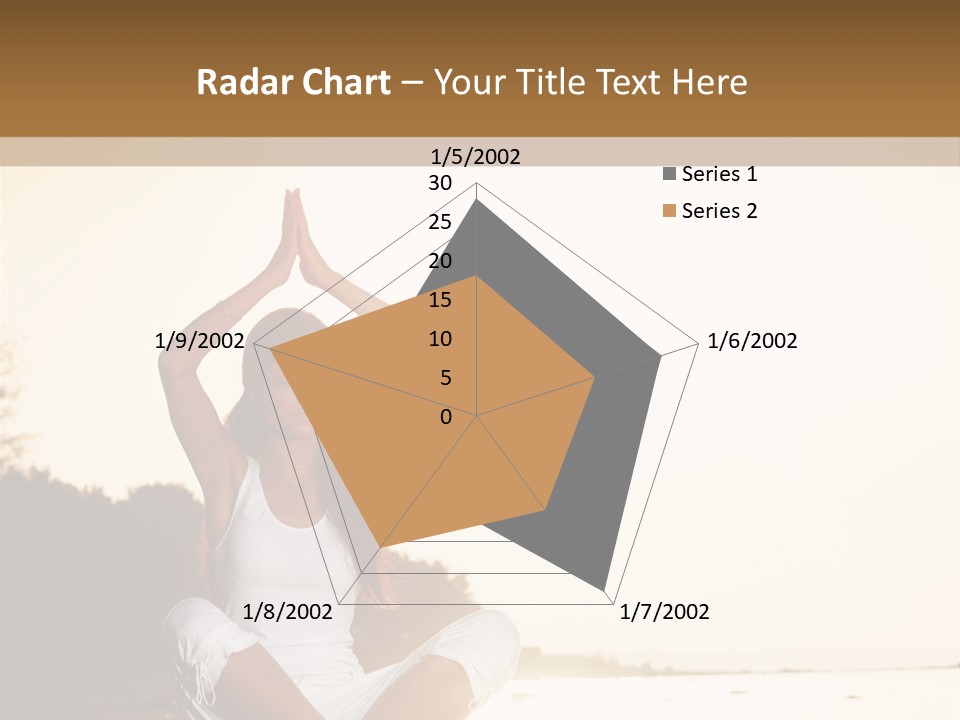 Blue Outdoors Silhouette PowerPoint Template