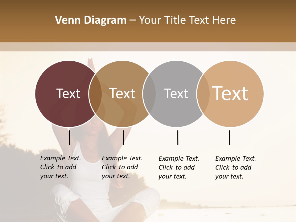 Blue Outdoors Silhouette PowerPoint Template