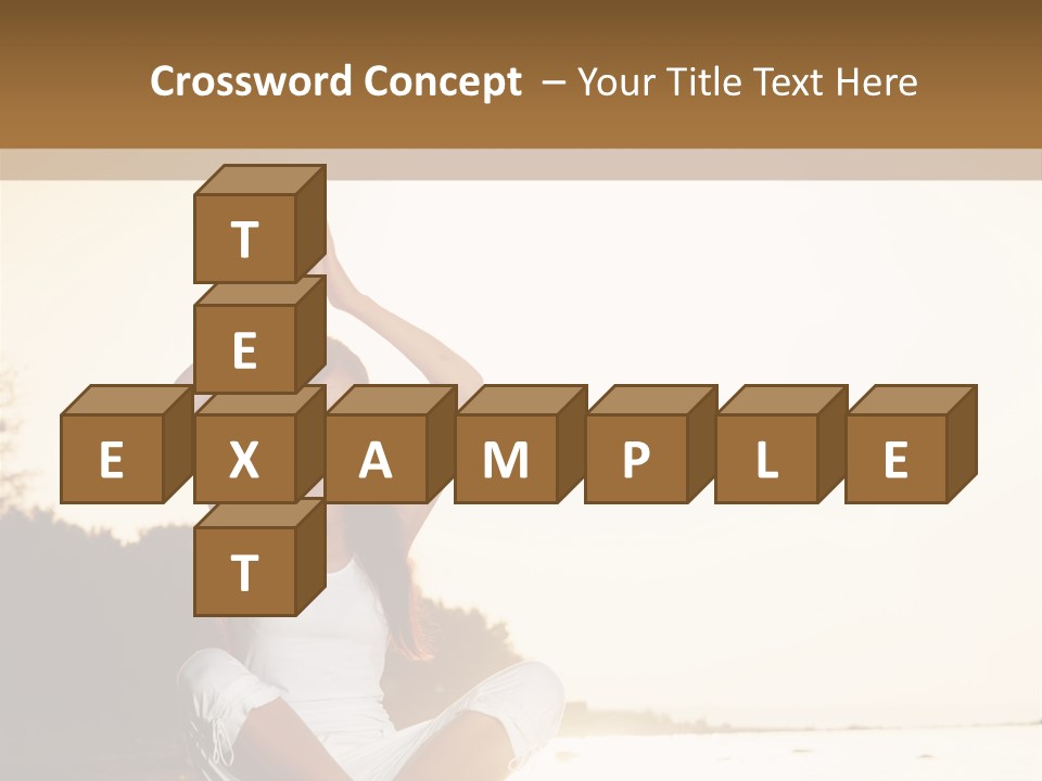 Blue Outdoors Silhouette PowerPoint Template