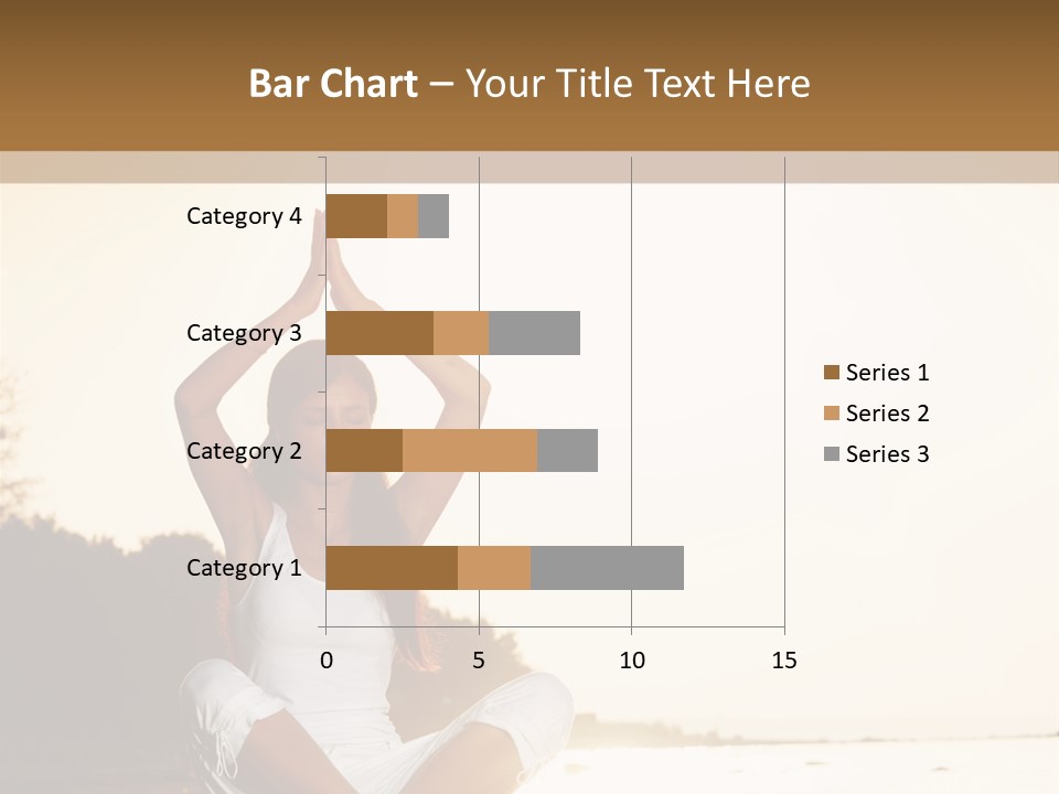 Blue Outdoors Silhouette PowerPoint Template