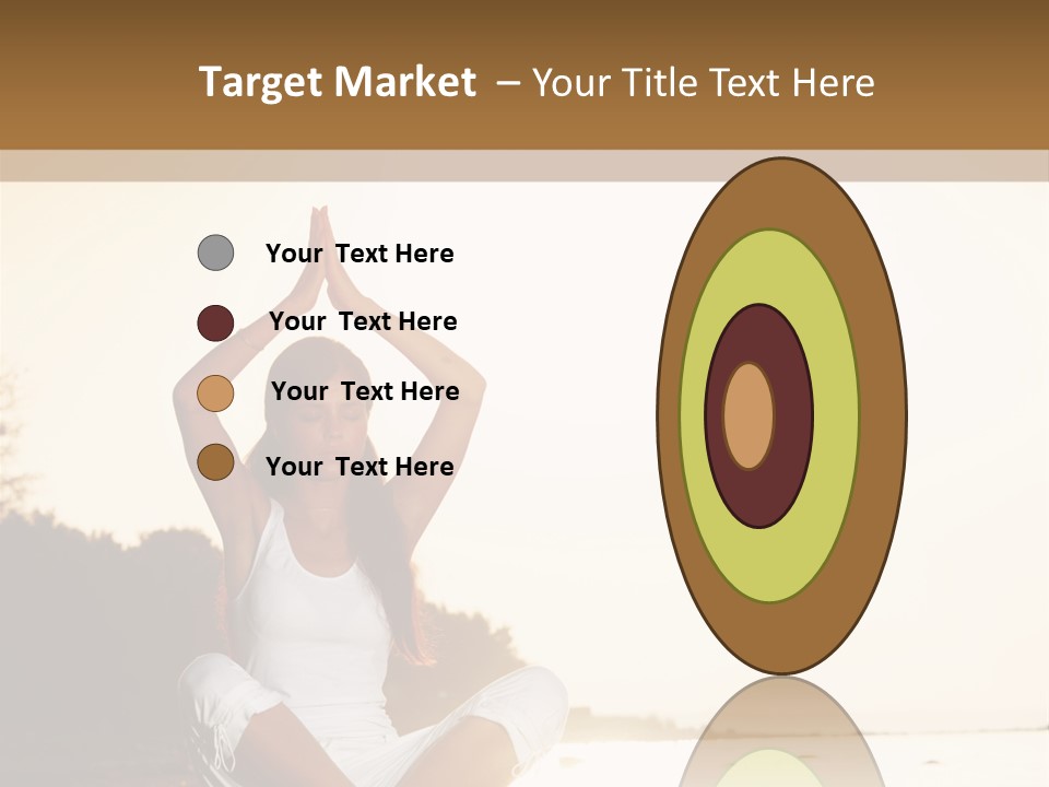 Blue Outdoors Silhouette PowerPoint Template