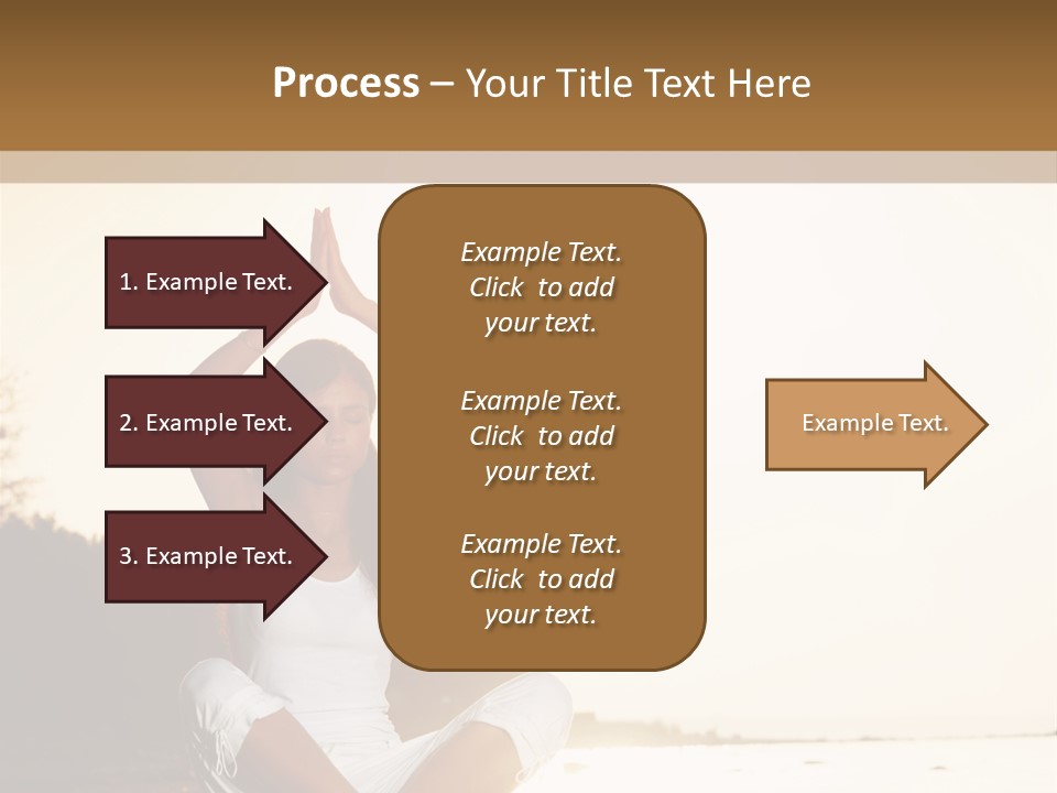 Blue Outdoors Silhouette PowerPoint Template