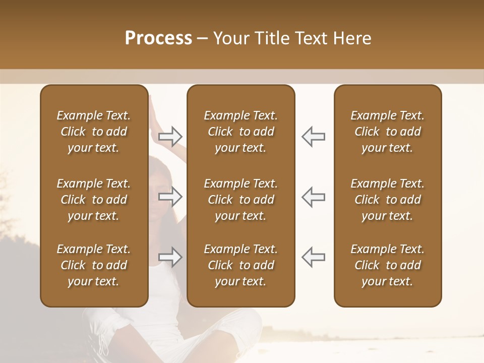 Blue Outdoors Silhouette PowerPoint Template