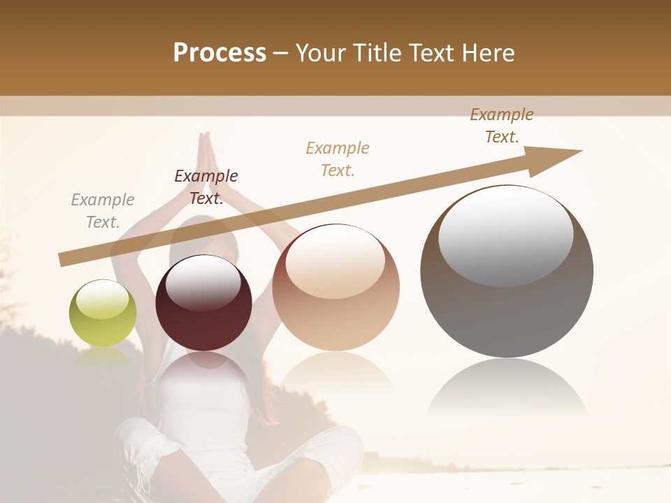 Blue Outdoors Silhouette PowerPoint Template