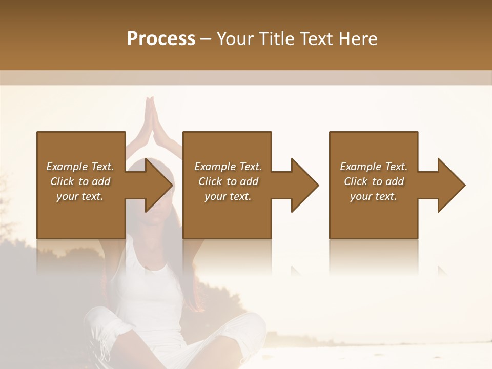 Blue Outdoors Silhouette PowerPoint Template