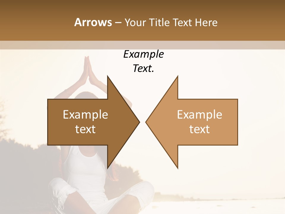 Blue Outdoors Silhouette PowerPoint Template