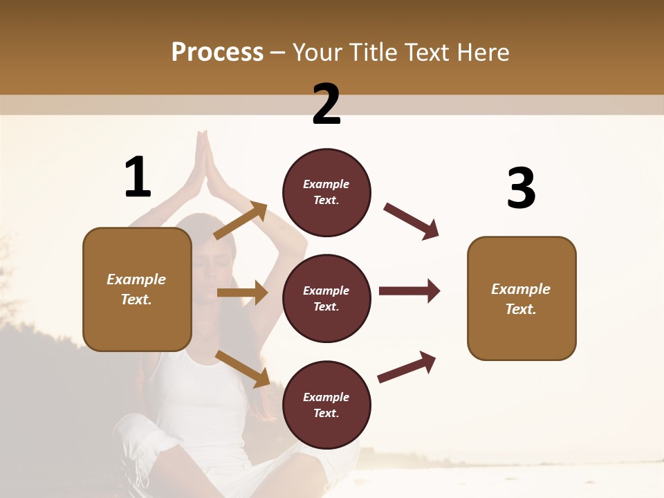 Blue Outdoors Silhouette PowerPoint Template