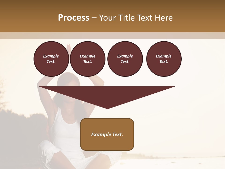 Blue Outdoors Silhouette PowerPoint Template