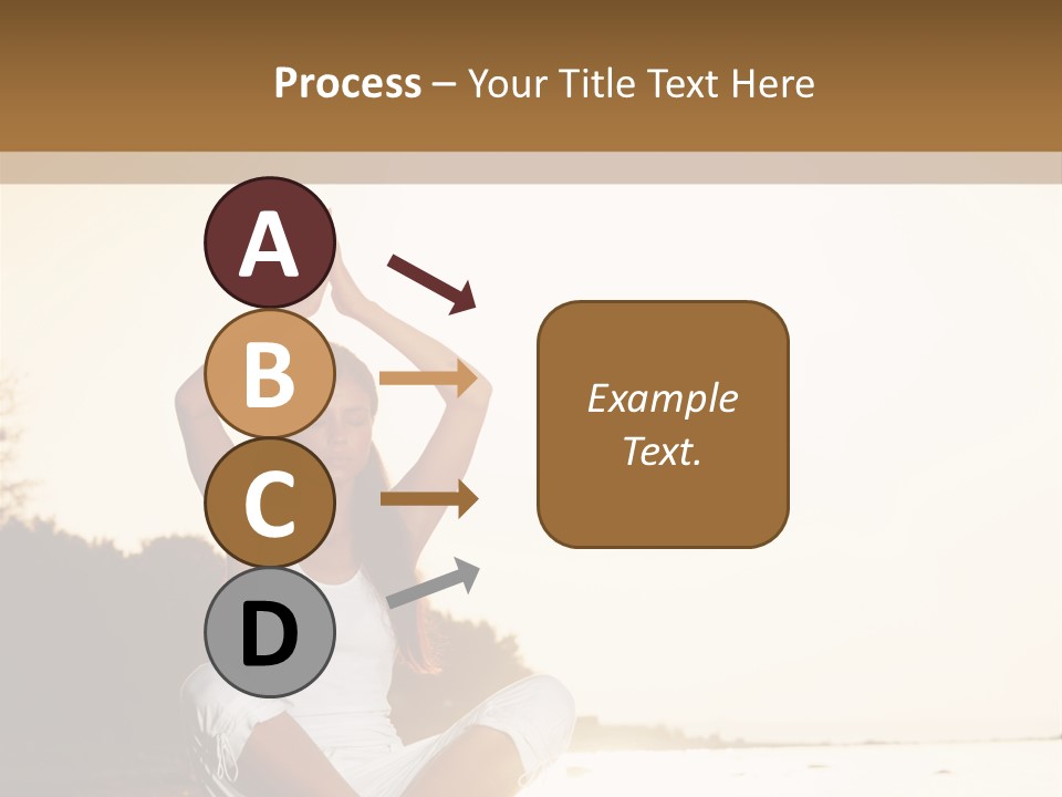 Blue Outdoors Silhouette PowerPoint Template