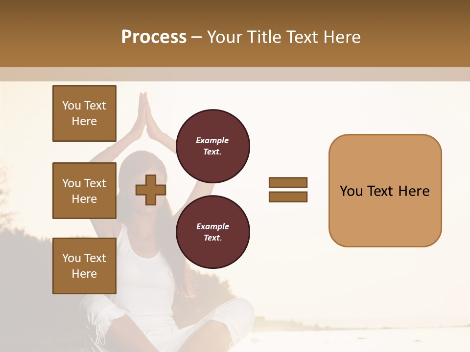 Blue Outdoors Silhouette PowerPoint Template
