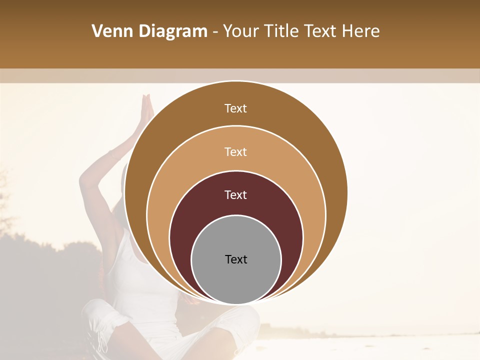 Blue Outdoors Silhouette PowerPoint Template