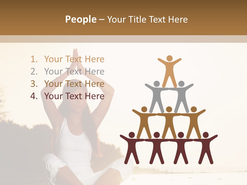 Blue Outdoors Silhouette PowerPoint Template