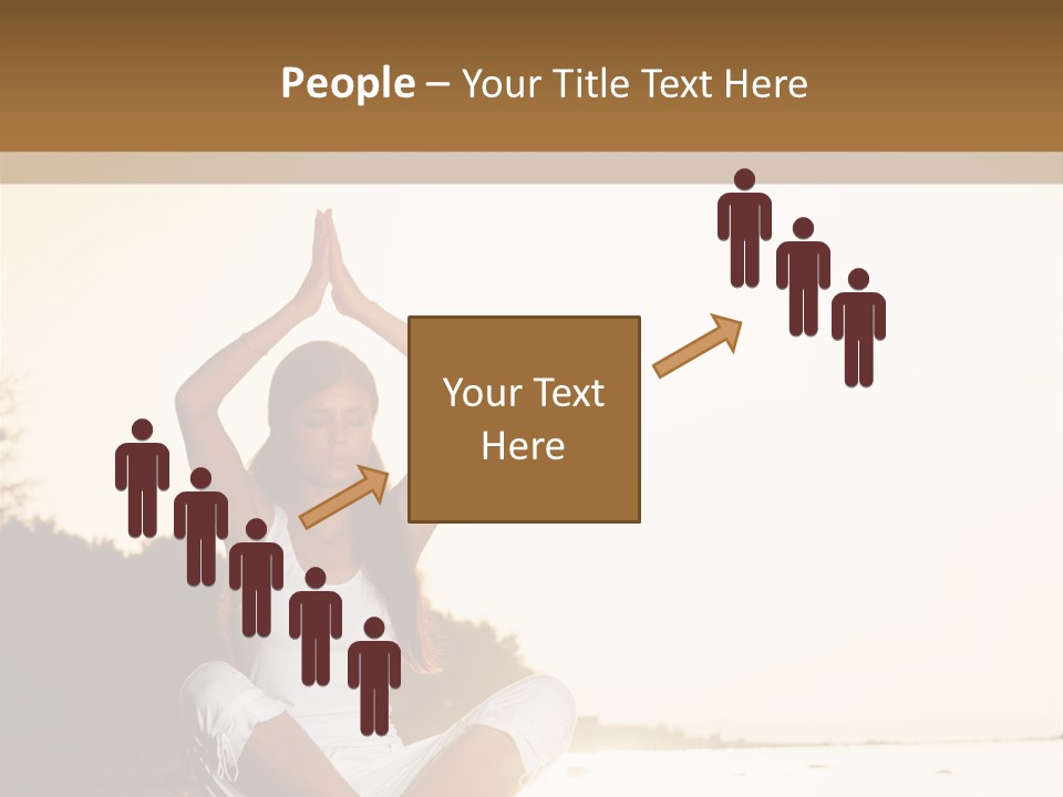 Blue Outdoors Silhouette PowerPoint Template