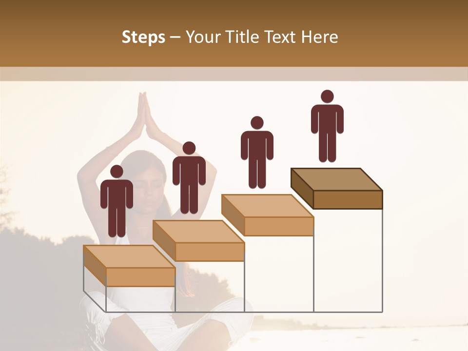 Blue Outdoors Silhouette PowerPoint Template