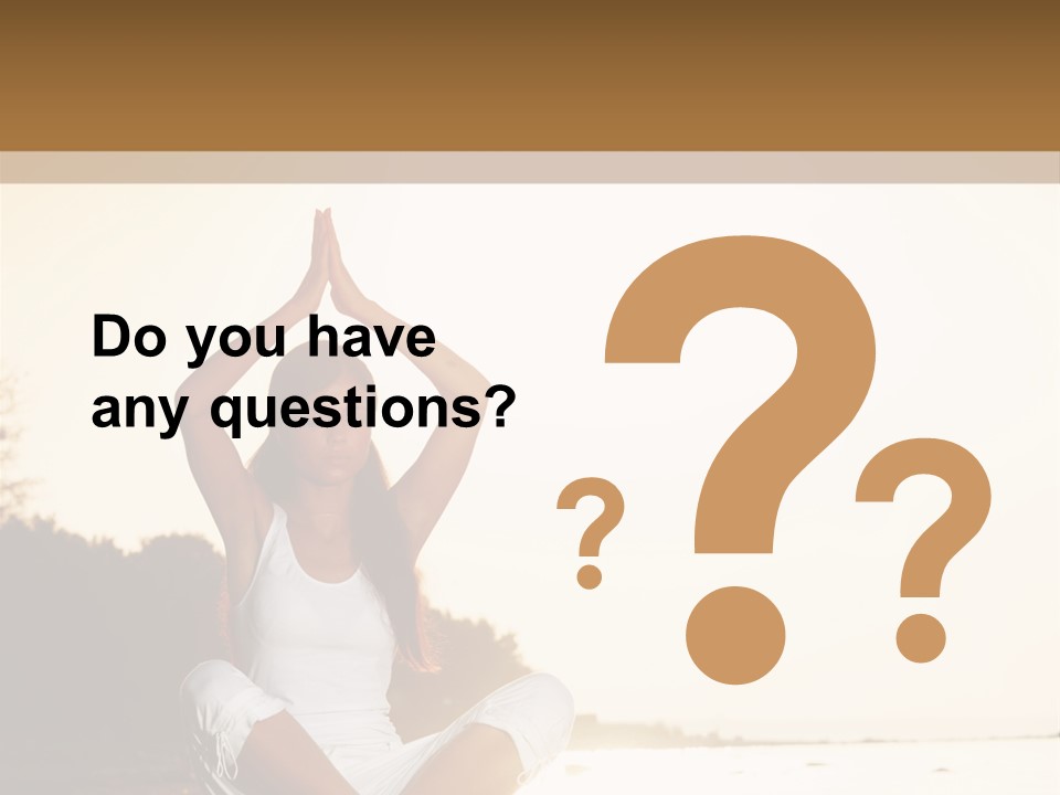 Blue Outdoors Silhouette PowerPoint Template