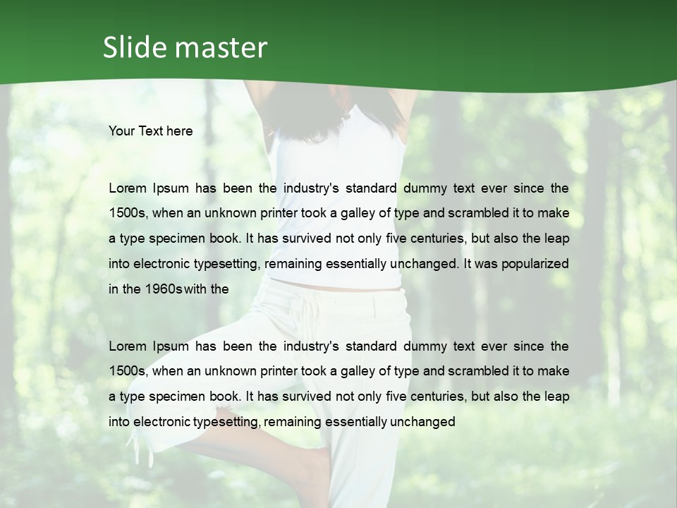 Fresh Lotus Relax PowerPoint Template