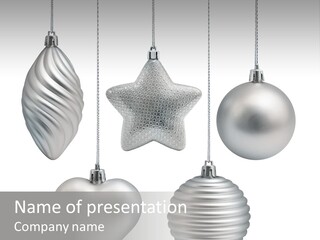 White Season Shiny PowerPoint Template