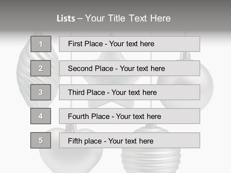 White Season Shiny PowerPoint Template