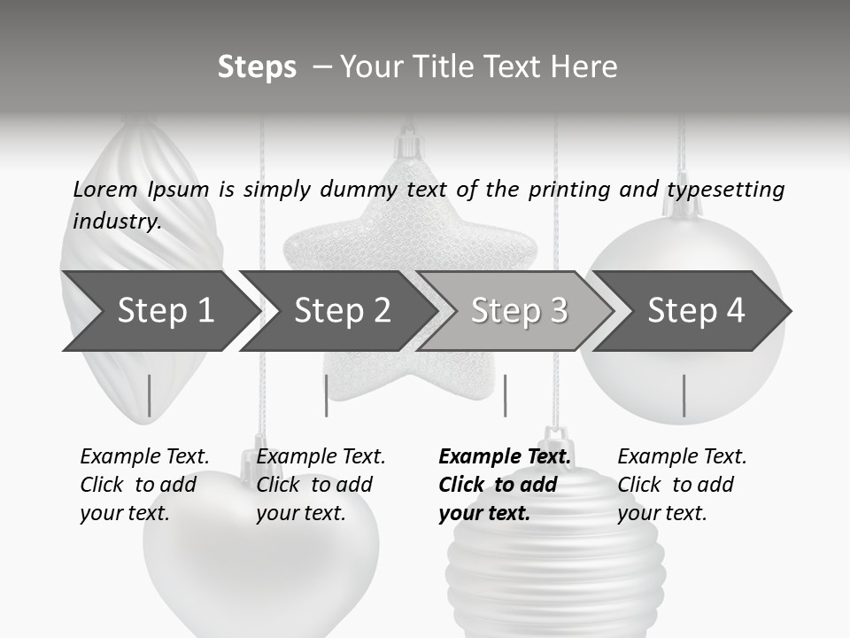 White Season Shiny PowerPoint Template
