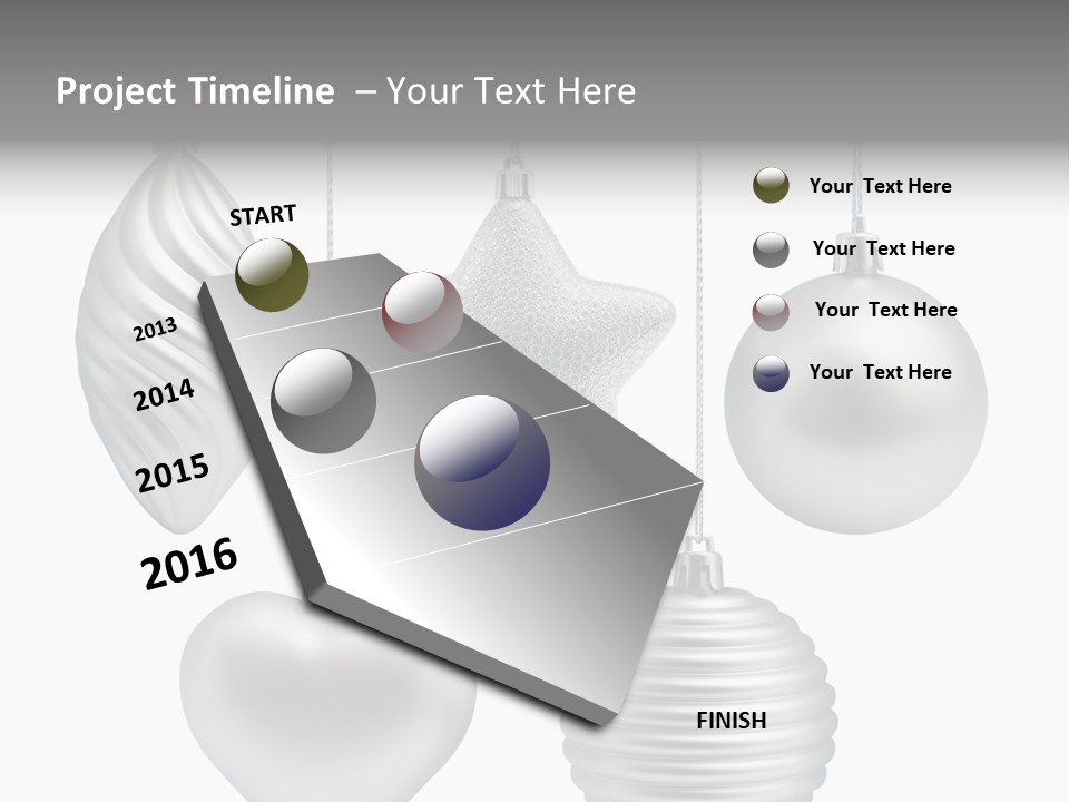 White Season Shiny PowerPoint Template