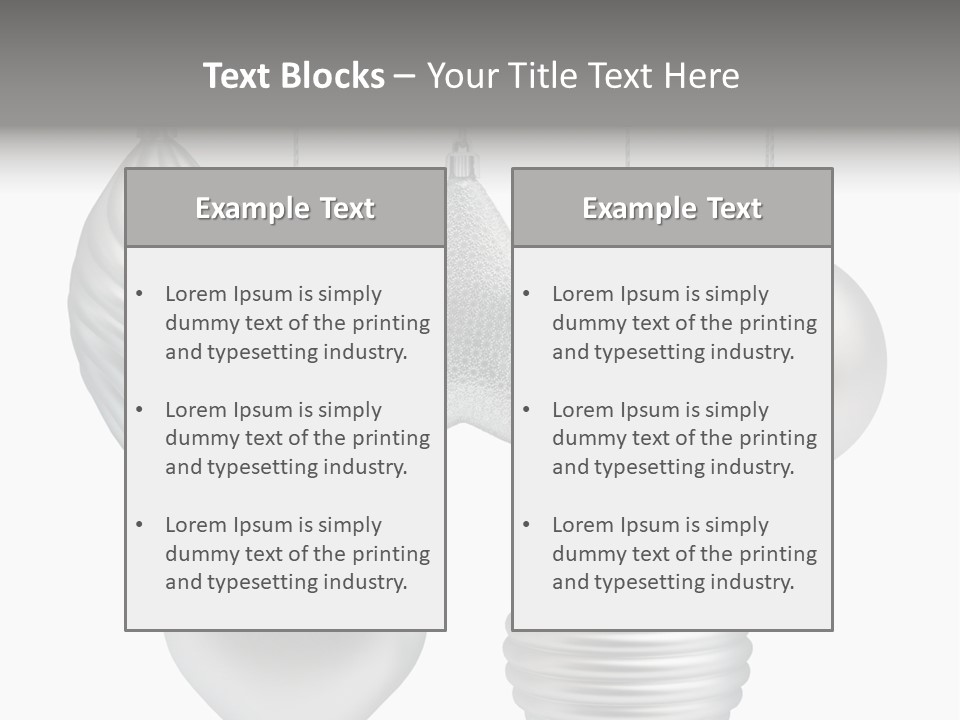 White Season Shiny PowerPoint Template