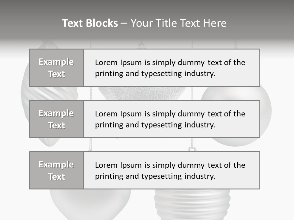 White Season Shiny PowerPoint Template