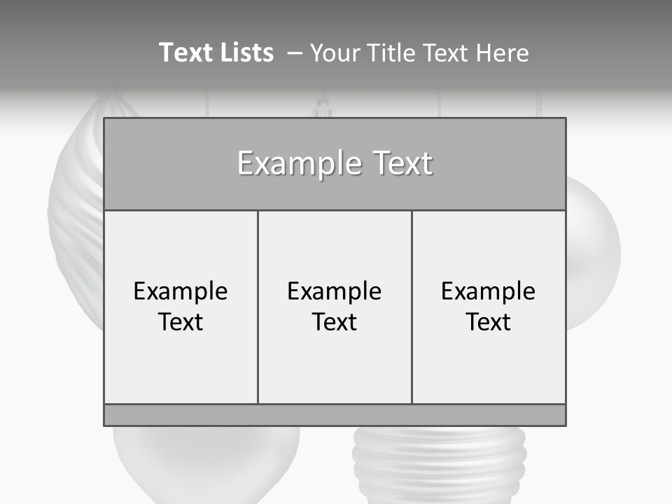 White Season Shiny PowerPoint Template
