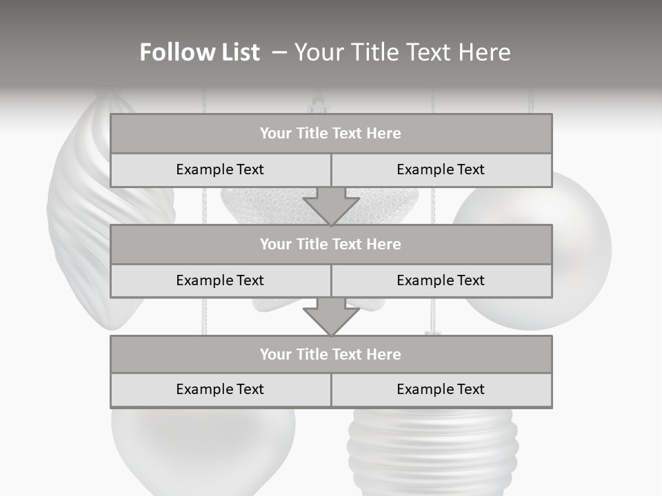 White Season Shiny PowerPoint Template