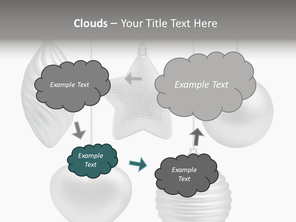 White Season Shiny PowerPoint Template