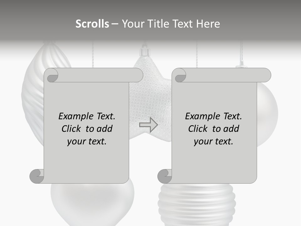 White Season Shiny PowerPoint Template