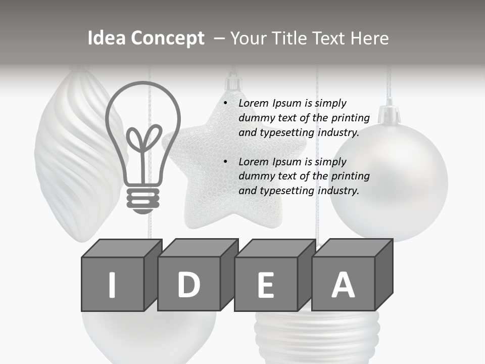 White Season Shiny PowerPoint Template